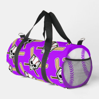 Sac De Sport Graphiques Baseball Jusqu'à la Mort Vis Écarlate