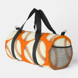 Sac De Sport Graphiques de baseball orange motif vis à vis