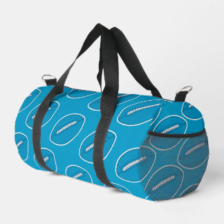 Sac De Sport Graphiques Vis à Vis Football Bleu de Screwball