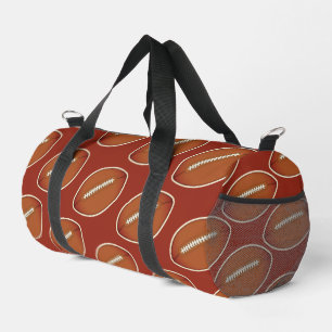 Sac De Sport Graphisme de football marron motif visuel Screwbal