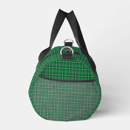 Sac De Sport Green Black Plaid Classic Pattern (Droite)