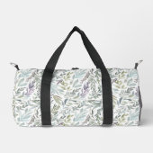 Sac De Sport Green Blue Botanical Watercolor (Recto)