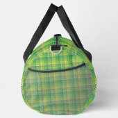 Sac De Sport Green Blue Checker Abstract Pattern Large (Droite)