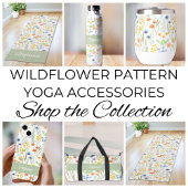 Sac De Sport Green Orange Watercolor Wildflower 