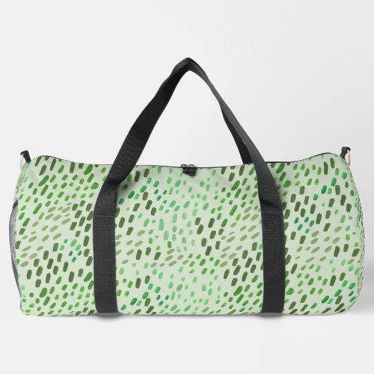 Sac De Sport Green Painted Dots (Verso)