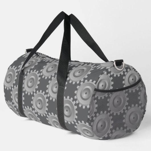 Sac De Sport Gris (Coin droit)