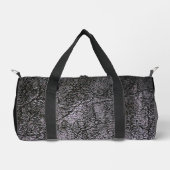 Sac De Sport Gris foncé texturé Faux Cuir (Recto)