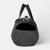 Sac De Sport Gris foncé texturé Faux Cuir (Droite)