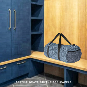 Sac De Sport Gris textiles