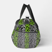 Sac De Sport Gris vert noir pixellisé bandes numériques (Droite)