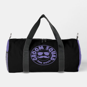 Sac De Sport GROOM SQUAD Les Garçons Violet Blanc