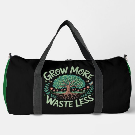 Sac De Sport Grow More Waste Less Tree (Recto)