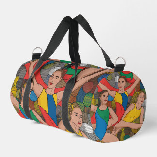 Sac De Sport Gymnastique Filles Acro Danseurs motif coloré