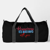 Sac De Sport Happiness Is Being With You (Recto)