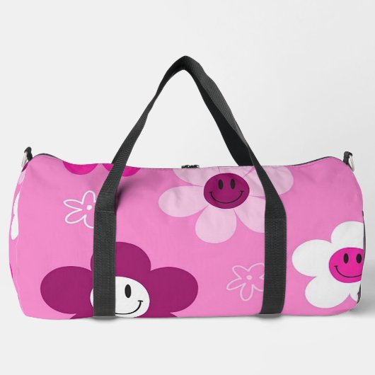 Sac De Sport Happy Flowers (Recto)