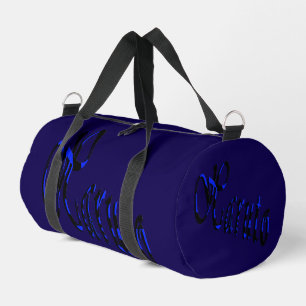 Sac De Sport Haruto nom bleu et noir,