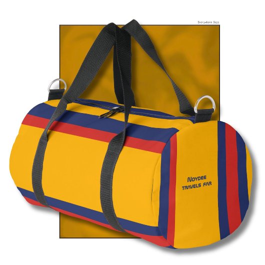 Sac De Sport Hero Stripes Horizontal Lines Yellow Blue Red