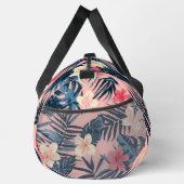 Sac De Sport Hibiscus rose tropical personnalisé Monogramme (Droite)