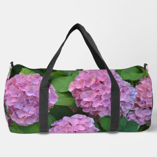 Sac De Sport Hortensia rose hydrangea Fleurs (Recto)