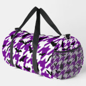 Sac De Sport houndstooth violet halloween chauve-souris (Coin droit)