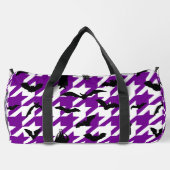 Sac De Sport houndstooth violet halloween chauve-souris (Verso)