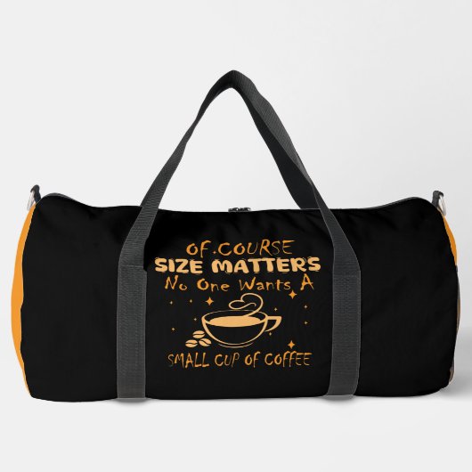 Sac De Sport Humorous Coffee Lovers Motivational Design (Recto)