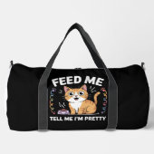 Sac De Sport Hungry for Compliments Feline (Recto)