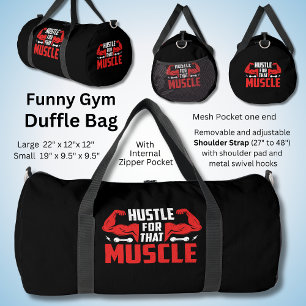 Sac De Sport Hustle pour ce Muscle sur Noir