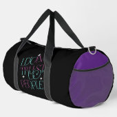 Sac De Sport  I Don't Trust People Quote (Coin droit)