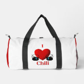 Sac De Sport I Heart Chili (Recto)