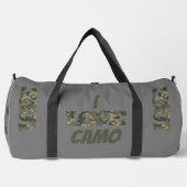 Sac De Sport I Love Camouflage Vert Brown | (Recto)