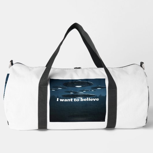 Sac De Sport I want to believe (Recto)