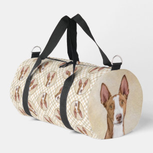 Sac De Sport Ibizan Hound Peinture Smooth Red Original Chien Ar