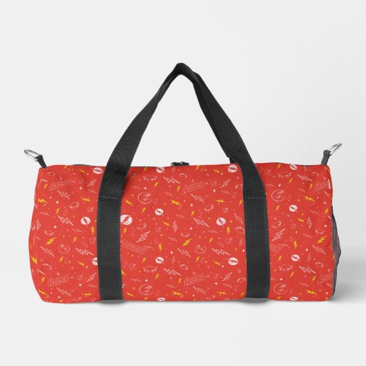 Sac De Sport Icône de la foudre Flash et motif doodle (Recto)