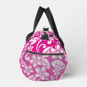 SAC DE SPORT ÎLE PLUMERIA MOTIF EN ROSE CHAUDE (Droite)