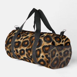 Sac De Sport Impression 3d graphique noir et orange