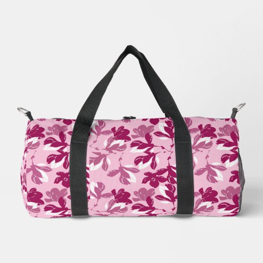 Sac De Sport Impression botanique de magnolia rose (Recto)