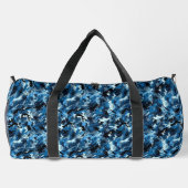 Sac De Sport Impression Camo Bleu (Verso)