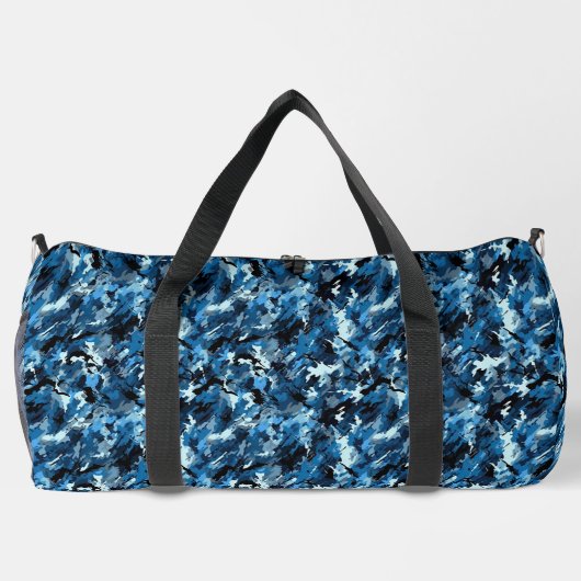 Sac De Sport Impression Camo Bleu (Verso)