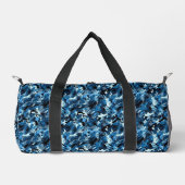 Sac De Sport Impression Camo Bleu (Recto)