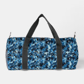Sac De Sport Impression Camo Bleu (Verso)