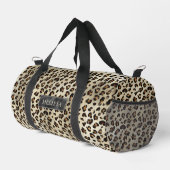 Sac De Sport Impression d'animal léopard avec fausse feuille no (Coin droit)