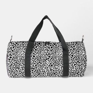 Sac De Sport Impression d'animal sauvage noir et blanc. Prince