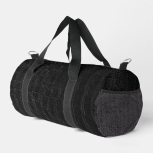 Sac De Sport Impression de cuir de faux crocodile alligator noi
