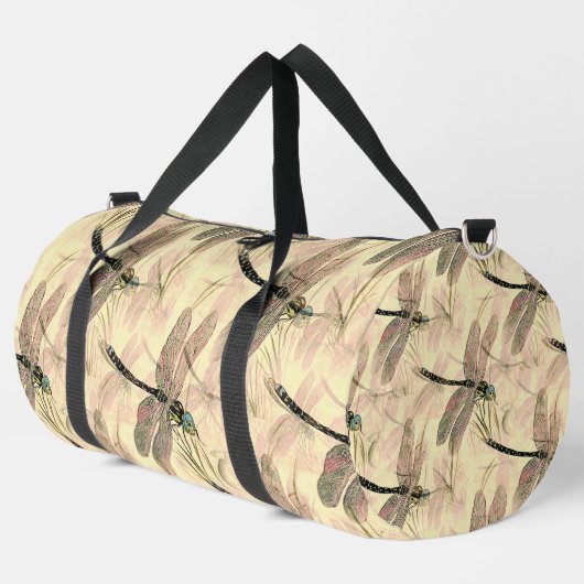 Sac De Sport Impression de libellules vintages (Coin gauche)