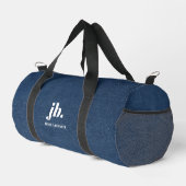 Sac De Sport Impression de texture de jeans en denim moderne Mo (Coin droit)