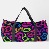 Sac De Sport Impression léopard Art Pop Neon (Recto)