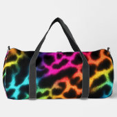Sac De Sport Impression léopard Glow Rainbow (Recto)
