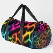 Sac De Sport Impression léopard Glow Rainbow (Coin droit)