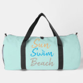 Sac De Sport Impression minimale de Sun Swim Beach (Verso)